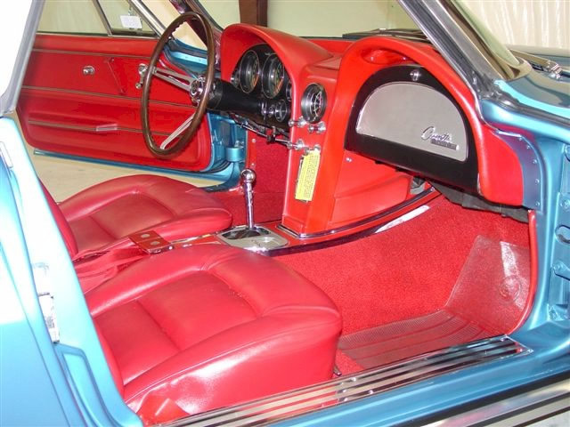 Interior of 1965 Corvette